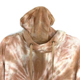 Scoop Tie-Dye Hooded Sweatshirt with Built In Face Covering- Size L