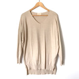 Dreamers Tan Tunic with Front Seam-Size S/M