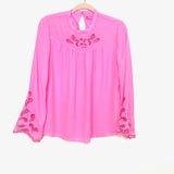 Lilly Pulitzer Hot Pink Bell Cutout Front and Sleeve Top- Size XS