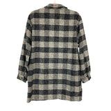 Entro Black/White Checkered Shacket NWT- Size S