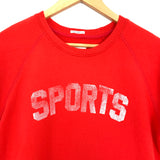 MOTHER Denim Red “Sports” Sweatshirt- Size XS