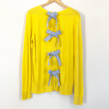 Halogen Lemon Bow Back Sweater- Size L