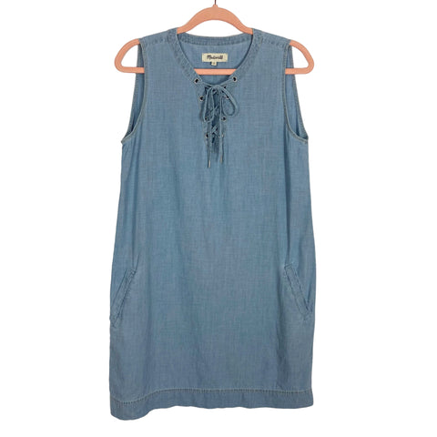 madewell blue lace dress Madewell Lace Dress 0