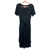 Dress Up Black Got You Hooked Midi Dress- Size S