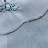 Sophie & Lucas Embroidered Rosie Scalloped Collar Button Up Back Top- Size 3T (see notes)