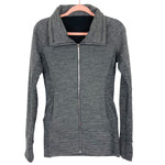 Lululemon Heathered Grey Fleece Lined Jacket- Size 4