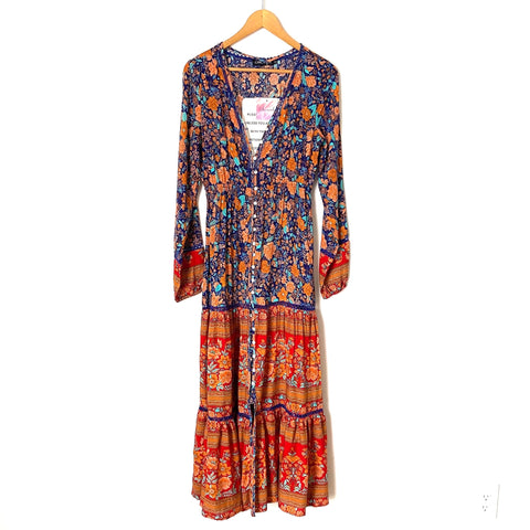 Chicwish Button Up Maxi Dress NWT- Size S