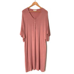 Dwell + Slumber Mauve Lounger Swing Dress - Size M/L