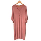 Dwell + Slumber Mauve Lounger Swing Dress - Size M/L