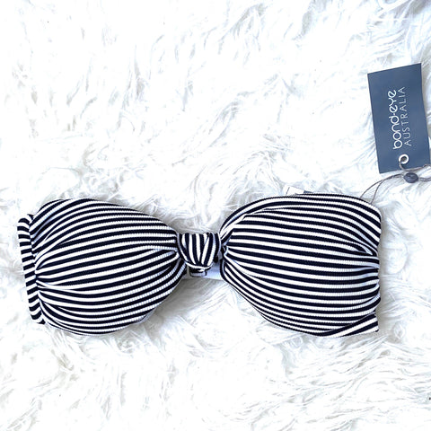 Bond-eye Striped Bandeau Top NWT- Size M (TOP ONLY)