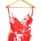 Pink Lily Orange Floral Maxi Dress- Size S