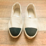 A New Day Cream and Black Espadrilles- Size 7.5