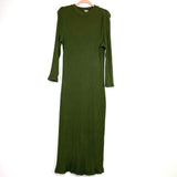 A New Day Olive Ribbed Dress- Size L (see notes)