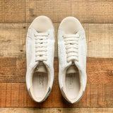 STEVEN New York White Leather and Suede Sneakers- Size 7 (see notes)
