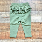 Old Navy Olive Ruffle Butt Pants- Size 6-12M