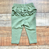 Old Navy Olive Ruffle Butt Pants- Size 6-12M