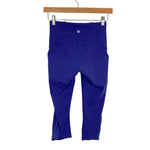 Lululemon Indigo Mesh Detail Cropped Leggings- Size 4 (Inseam 17")
