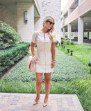 Luba By Hannah Payne Ivory Shimmer Dress NWT- Size 4