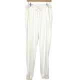 Amaryllis Ivory Supersoft Drawstring Joggers- Size XL (Inseam 33”)