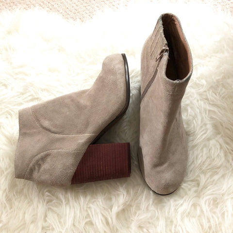 Jeffery Campbell Suede Bootie- Size 10