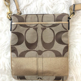 Coach Crossbody Messenger with Gold Trim