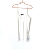 Davi & Dani White Chevron Tank Top- Size 1XL
