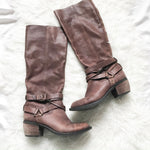 Gianna Bini Brown Calf Boots- Size 7