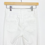 BLANKNYC White The Varick Kick Flare Crop Jeans- Size 25 (Inseam 24”)