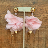 No Brand Light Pink/Gold Petal Earrings