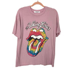 Daydreamer for Free People Pink Rolling Stones Tee- Size S