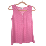Emerson Road Whisperluxe Pink Button Front Tank and Short Pajamas NWT - Size S