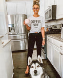 Bella+Canvas Heather Gray Coffee Now Please Tee- Size M