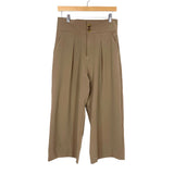 Albion Tan Wide Leg Crop Pants- Size S (Inseam 21.5”)