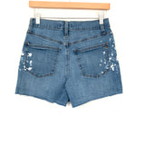 Madewell High-Rise Denim Paint Splatter Shorts- Size 26