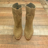 Dolce Vita Truffle Suede Booties- Size 7