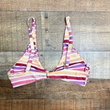 Tularosa Striped Bikini Top- Size M (sold out online, we have matching bottoms)