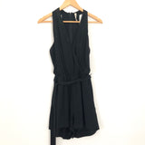 Rory Beca Silk Black Romper- Size S