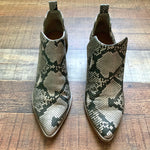 Universal Thread Snake Print Ankle Booties- Size 7.5