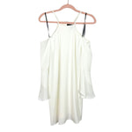 Laundry By Shelli Segal White Cold Shoulder Dress- Size 2 (See Notes)