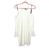 Laundry By Shelli Segal White Cold Shoulder Dress- Size 2 (See Notes)
