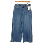 Blank Paige Wide Leg Side Slit Jeans NWT- Size M (Inseam 25")