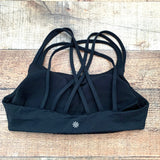 Athleta Black Hyper Focused Criss Cross Back Padded Bra- Size S