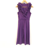 Max and Cleo Purple Tank Ruffle Dress- Size ~2 (no size tag)