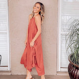 By Together Brick Flowy Dress- Size S