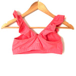 Beyond Yoga Coral Ruffle Sports Bra- Size S