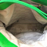 Michael Kors Large Green Tote (14” across)