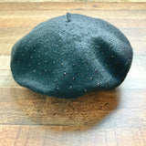 Target Black Rhinestone Beret- Size OS