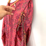 Raga Pink Paisley Slit Sleeve Mini Dress NWT- Size S