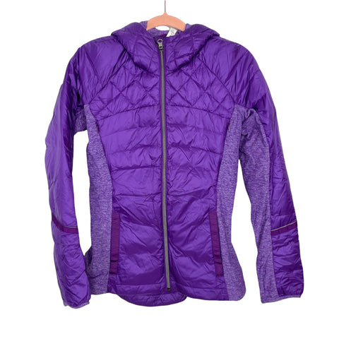 Lululemon Purple Hooded Puffer Jacket- Size 6