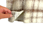 Amaryllis Taupe Plaid She's the One Skirt- Size 2X (sold out online)
